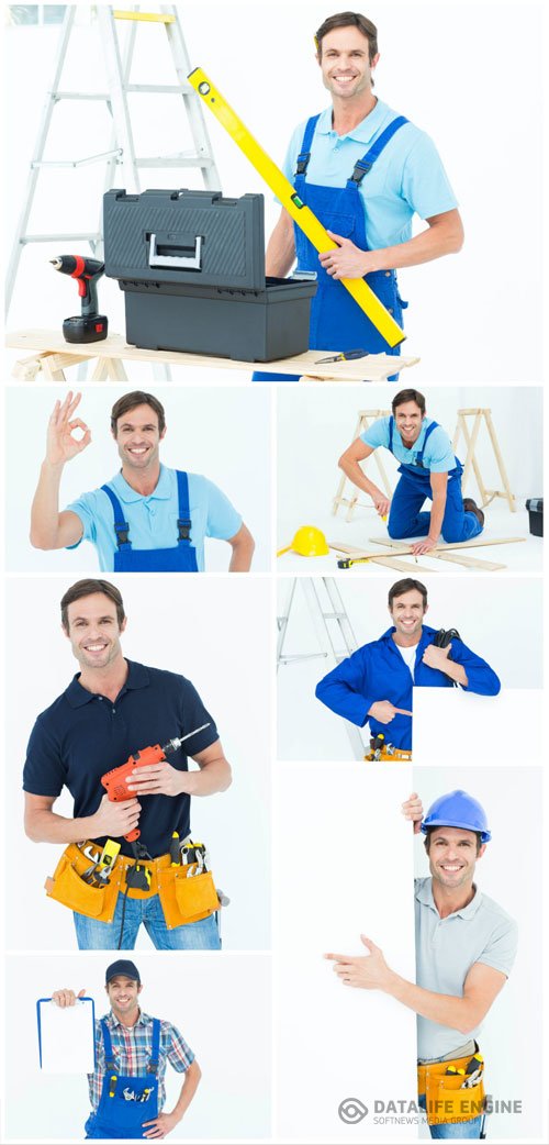 Repairman stock photo