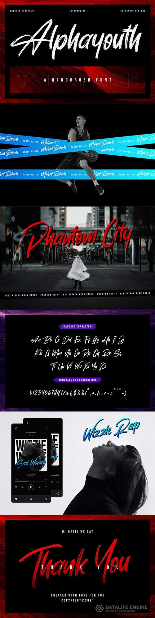 Alphayouth Brush Font