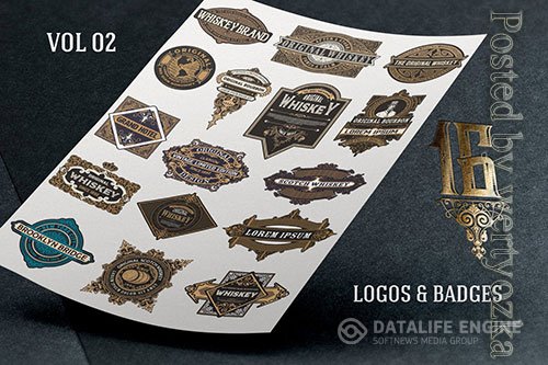 Vector of logos and badges