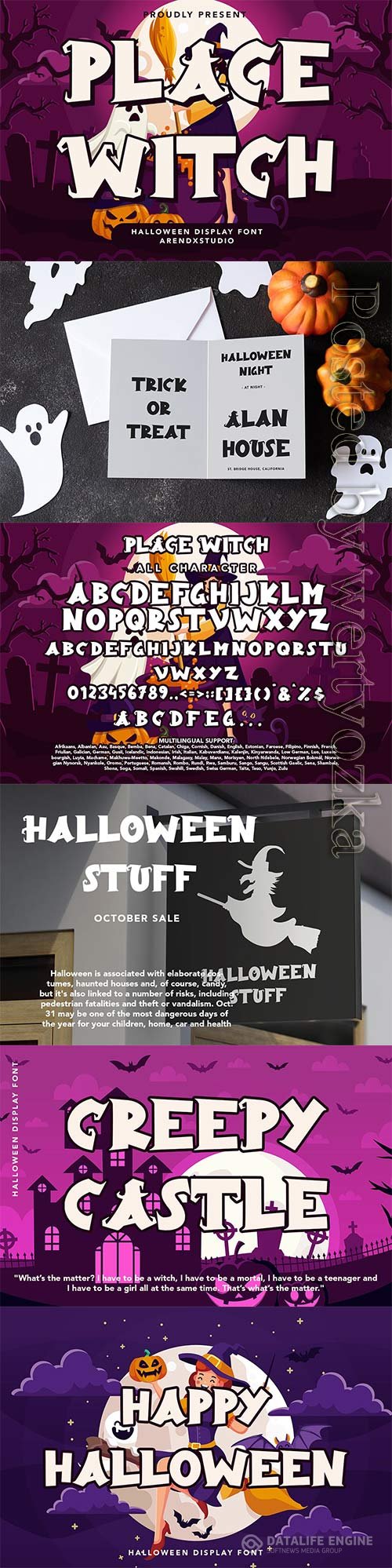 Place Witch - Halloween Display Font