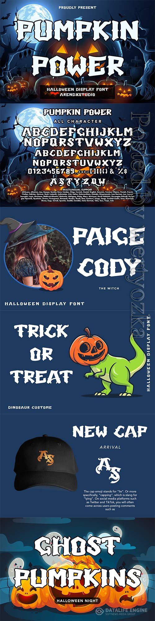 Pumpkin Power - Halloween Display Font