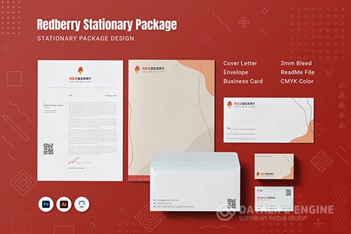 Redberry Stationary device for brand identity