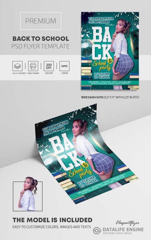 Back to School Premium PSD Flyer Template