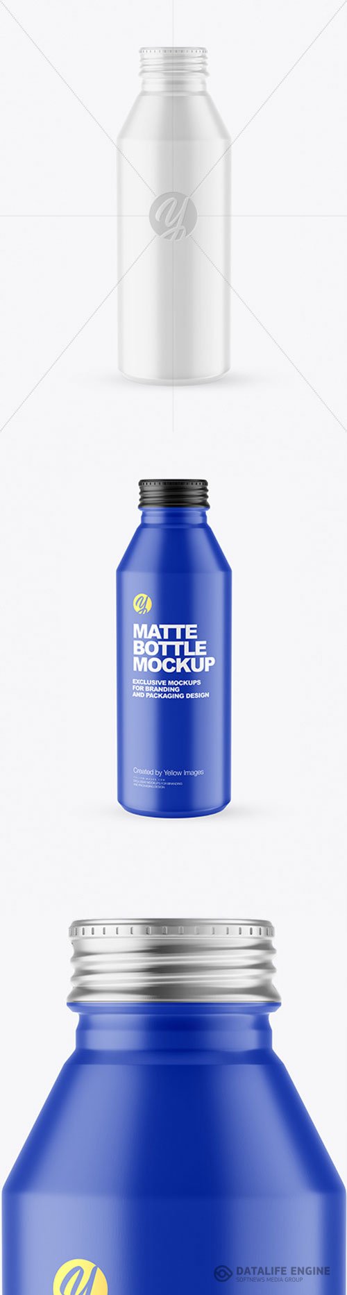 Matte Drink Bottle Mockup 86549