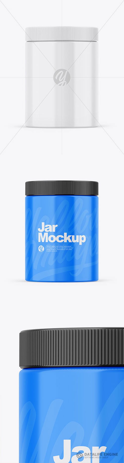 Glossy Jar Mockup 86564