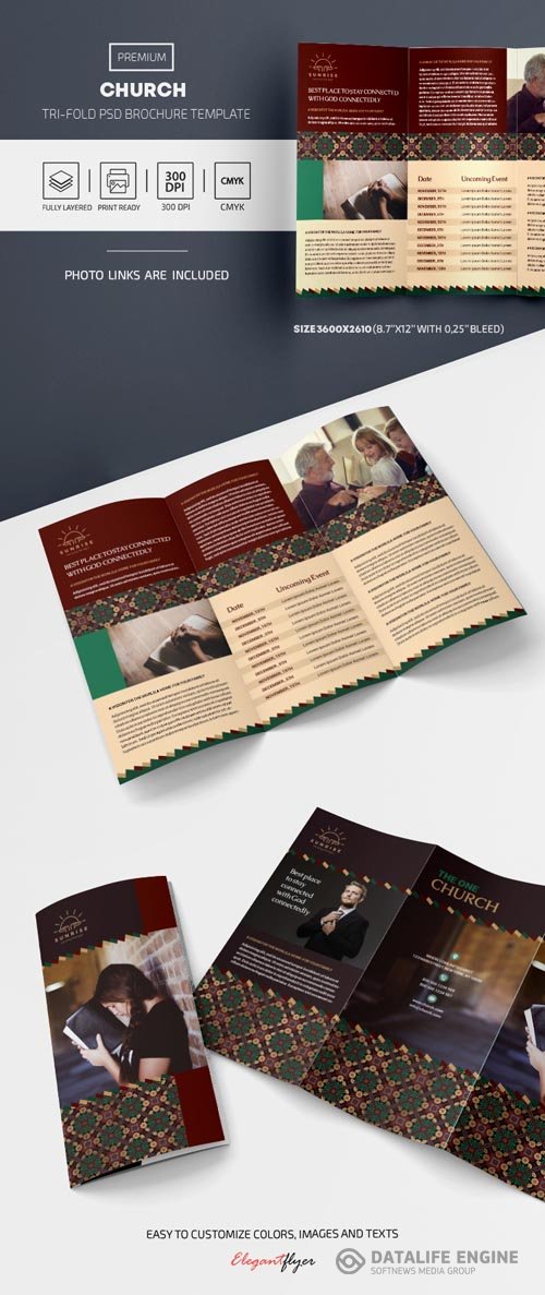 Church Tri Fold Brochure