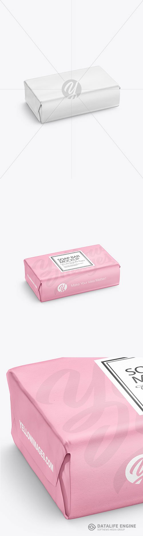 Paper Soap Bar Package Mockup 86476