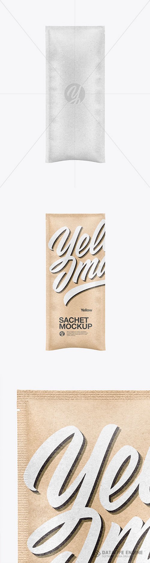 Kraft Paper Sachet Mockup 86400