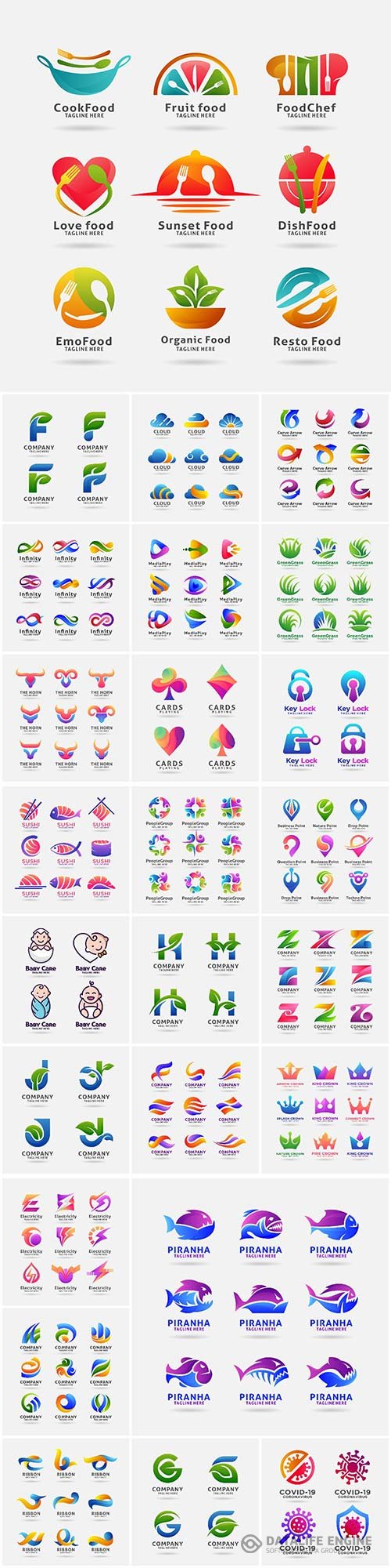 Logo collection vector design vol 7