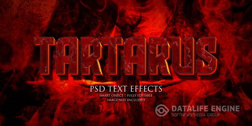 Tartarus text effect Premium Psd