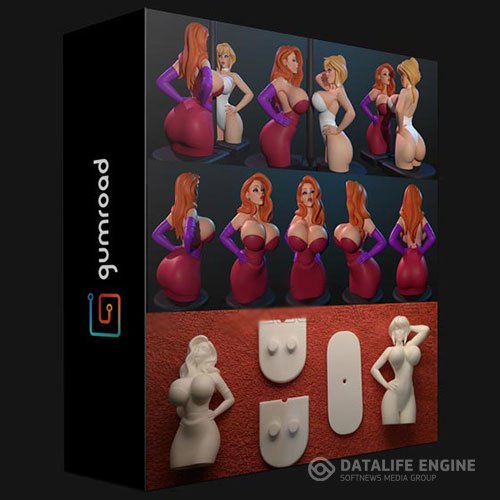 GUMROAD  BUSTHOLDER JESSICA 3D PRINT MODEL