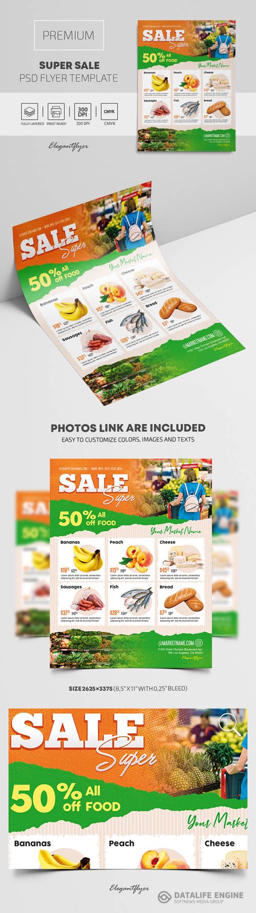 Super Sale Premium Flyer PSD Template