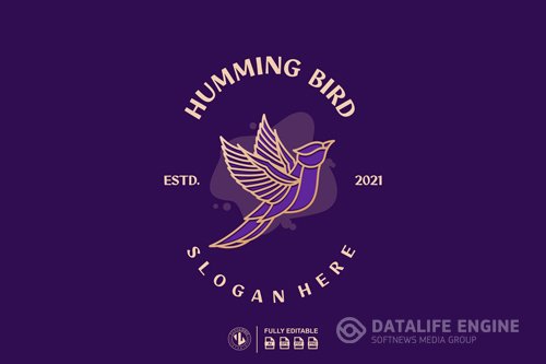 HUMMING BIRD LOGO TEMPLATES