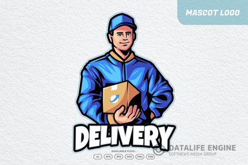 Delivery Logo design template