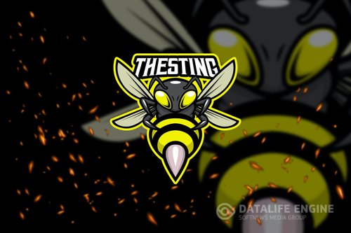 Sting Bee - Esport Logo Template