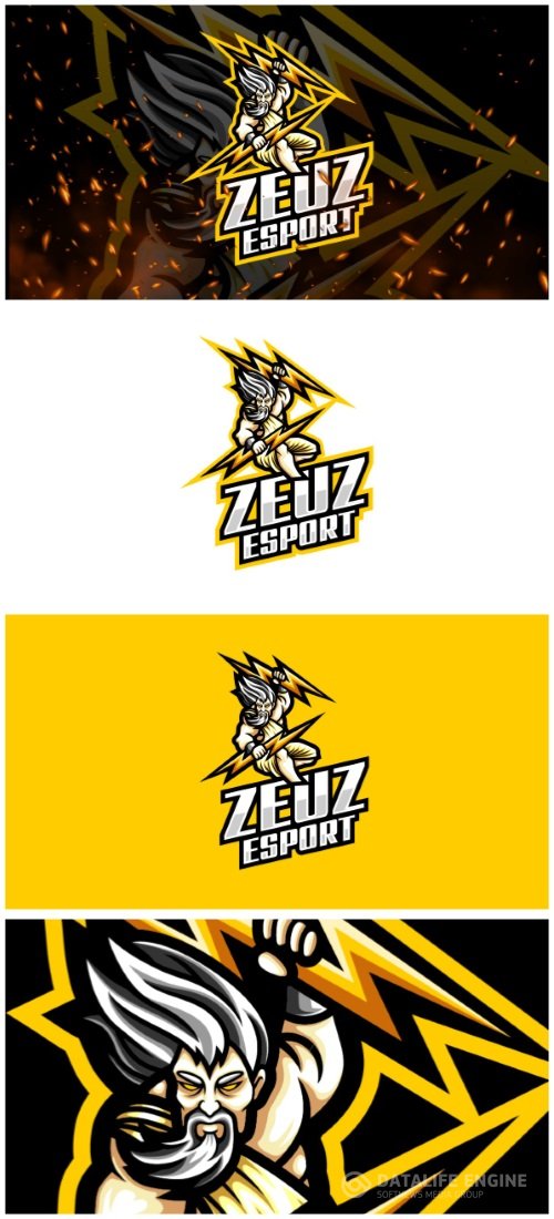 Zeus E-Sport and Sport Logo Template