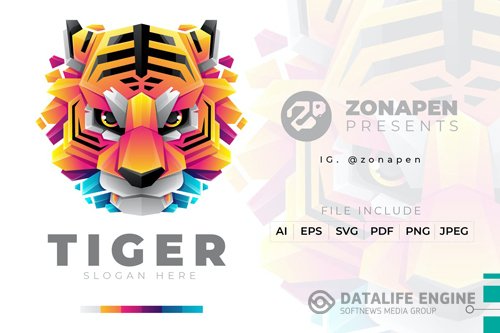 Tiger Gradient Logo