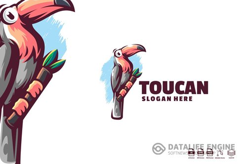 Toucan Logo template