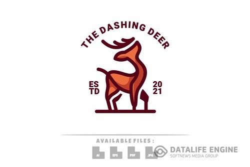 The Dashing Deer Logo