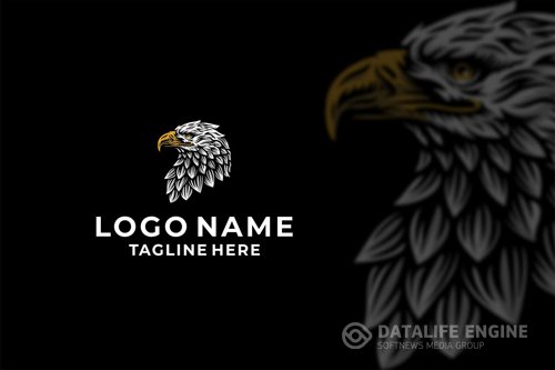 Eagle Head Logo Design Vector