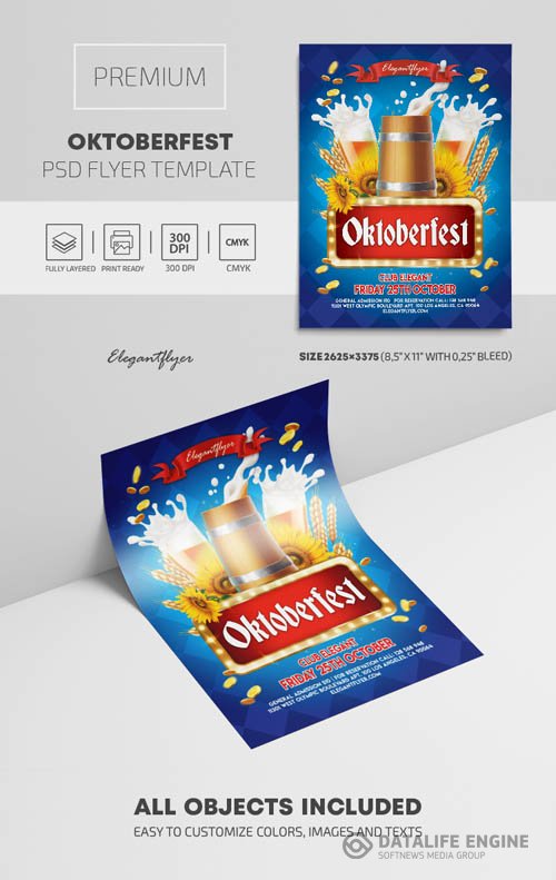 Oktoberfest Premium PSD Flyer Template