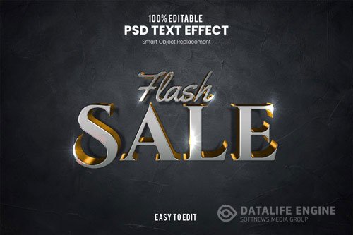 Fresh sale text effect  psd design