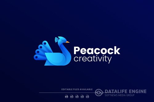 Peacock Gradient Logo