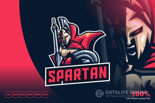 Spartan Mascot Logo