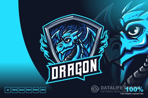 Dragon Mascot Logo