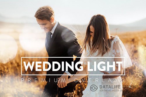 30 Wedding Light Overlays