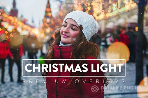 30 Christmas Light Overlay