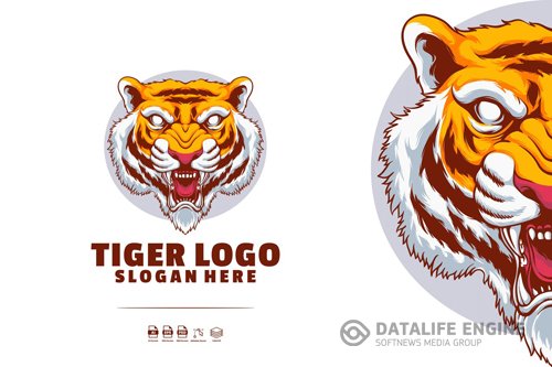 Tiger logo template