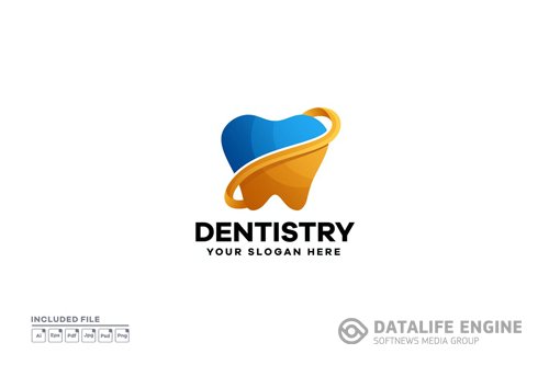 Dentistry Gradient Logo Design