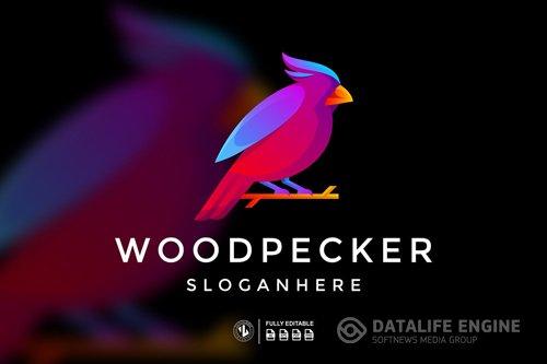 Wood Pecker Logo Templates