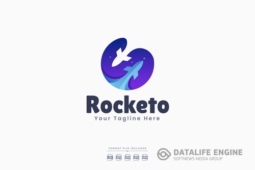 Rocket Logo Template