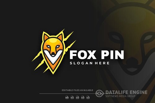 Fox Pin Sport and E Sports Logo