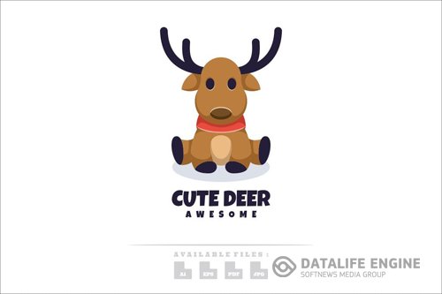 Cute Deer Logo