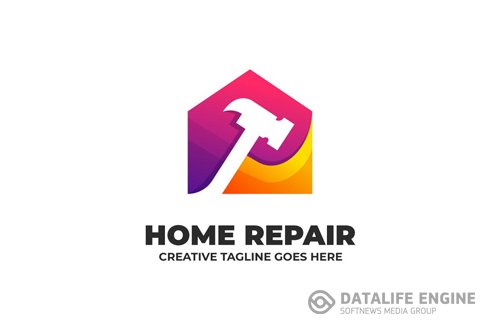 Building House Repair Construction Logo