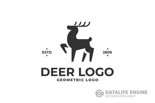 Geometric Deer Logo