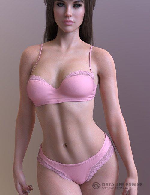 X-Fashion Spicy Lingerie Set for Genesis 8 and 8 1 Females