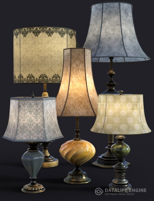 B E T T Y  Vintage Decor 03 Table Lamps