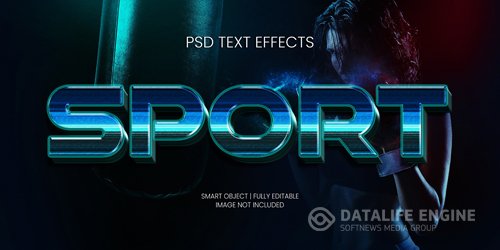 Sport text effect psd