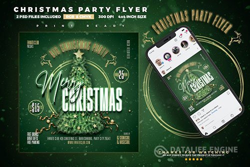 Big Christmas Party Flyer