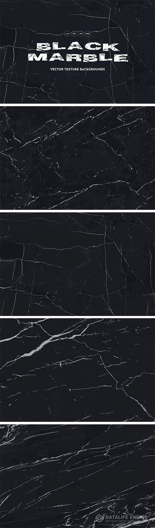 Black Marble Vector Texture Backgrounds