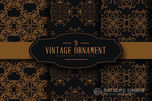 Vintage Ornament Seamless Pattern