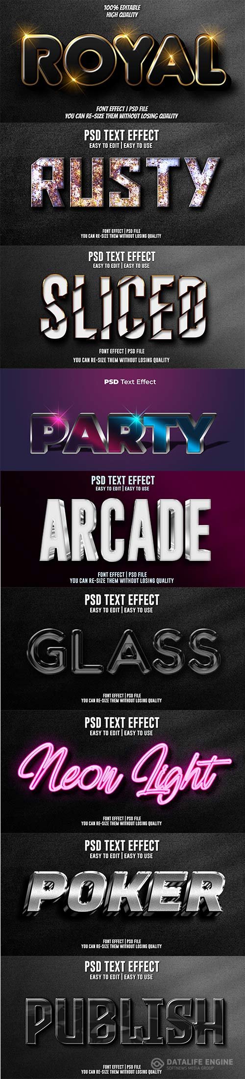 Psd text effect set vol 20