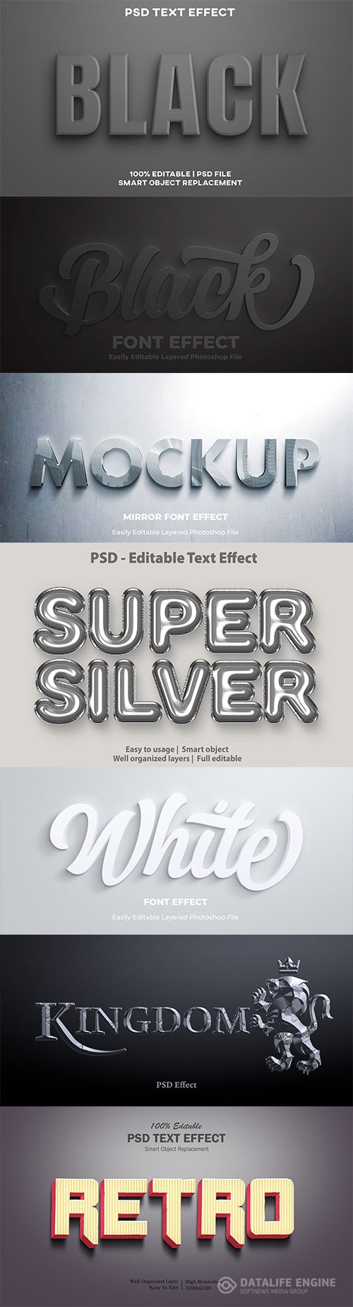 Psd text effect set vol 28