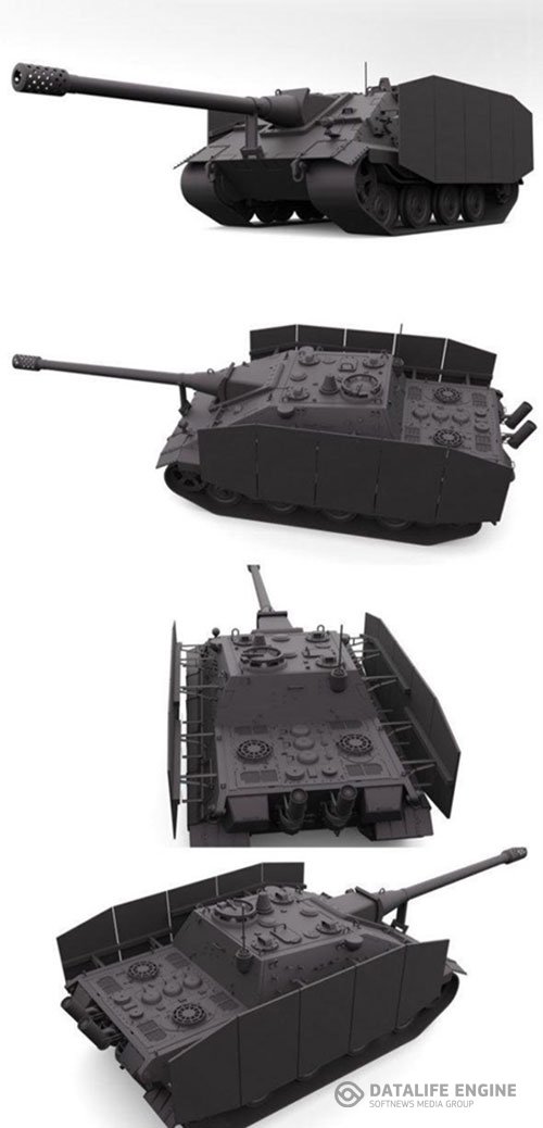 3D Models PANTHER TANK DESTROYER