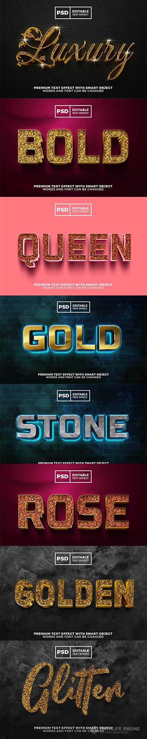 Psd text effect set vol 73