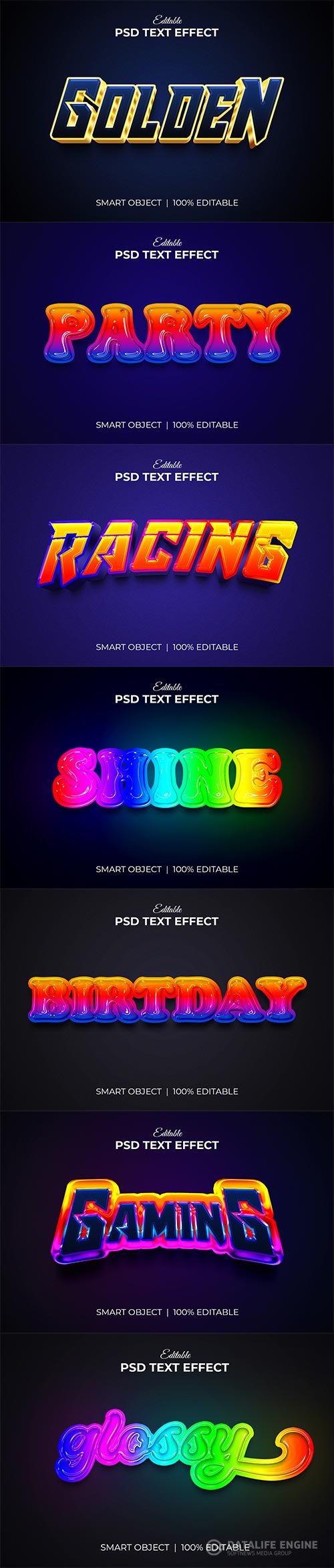 Psd text effect set vol 69